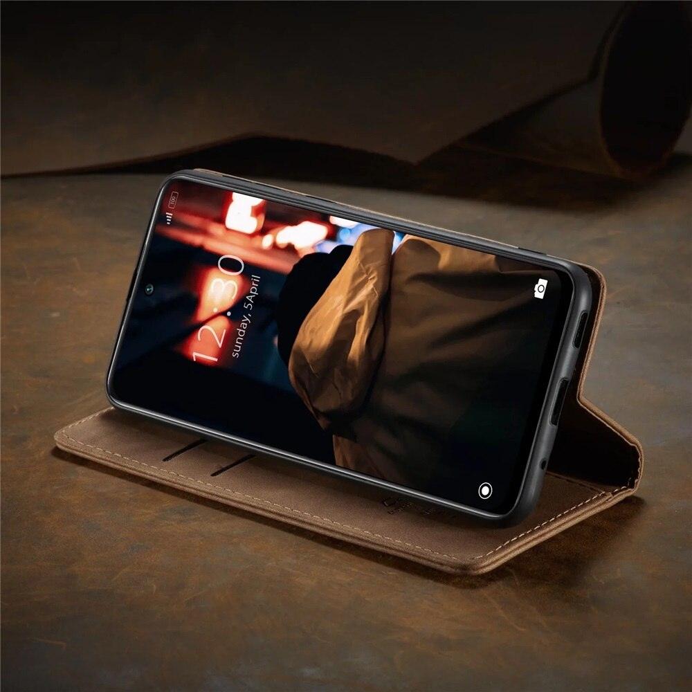 Matte Leather Case for Xiaomi Mi 9T CC9 10T 11T 12T Pro Lite 5G Redmi Note 8 9s 10 11 11S Pro Wallet Flip Cover Poco F3 M3 Pro  Women with Card Holder Kickstand Magnetic Leather Flip Case Stevvex