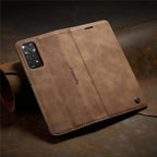 Matte Leather Case for Xiaomi Mi 9T CC9 10T 11T 12T Pro Lite 5G Redmi Note 8 9s 10 11 11S Pro Wallet Flip Cover Poco F3 M3 Pro  Women with Card Holder Kickstand Magnetic Leather Flip Case Stevvex
