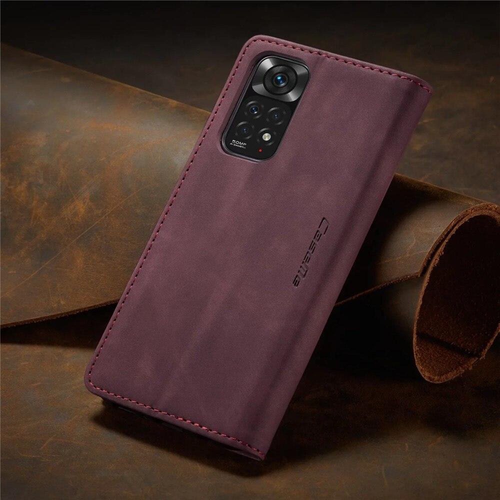 Matte Leather Case for Xiaomi Mi 9T CC9 10T 11T 12T Pro Lite 5G Redmi Note 8 9s 10 11 11S Pro Wallet Flip Cover Poco F3 M3 Pro  Women with Card Holder Kickstand Magnetic Leather Flip Case Stevvex