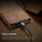 Matte Leather Case for Xiaomi Mi 9T CC9 10T 11T 12T Pro Lite 5G Redmi Note 8 9s 10 11 11S Pro Wallet Flip Cover Poco F3 M3 Pro  Women with Card Holder Kickstand Magnetic Leather Flip Case Stevvex