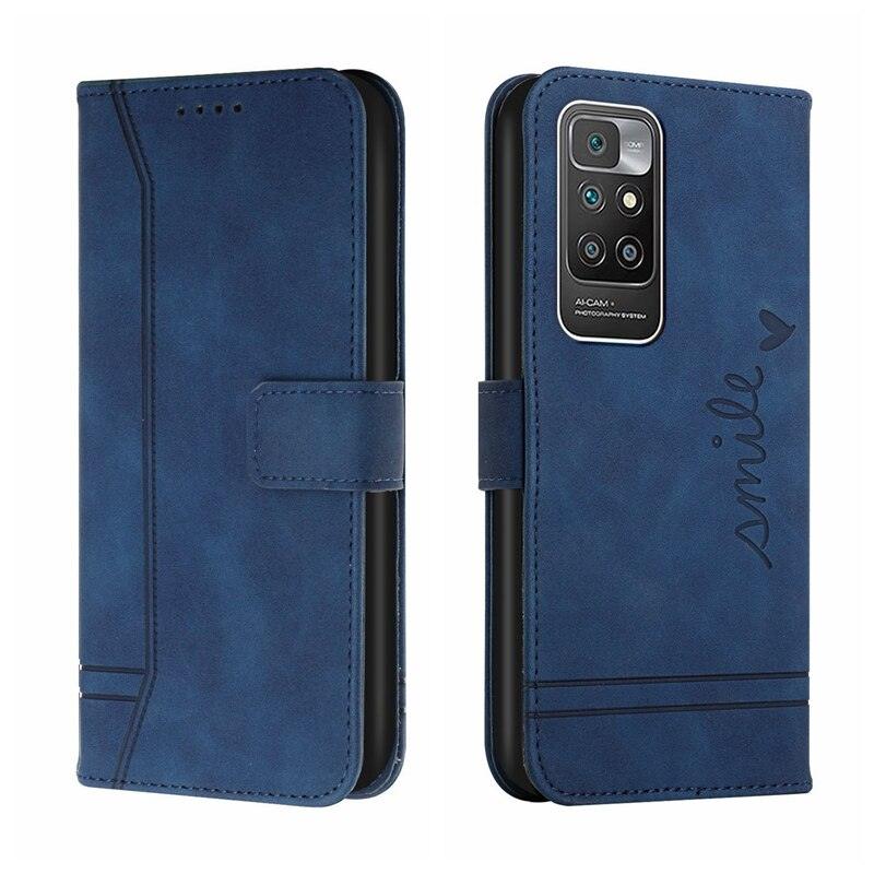 Matte Leather Wallet Case for Redmi Note 11 11S 11 Pro 10 9 8 7 Redmi 10 10C 10A 9T 9A 9C 9 8 Flip Cover for M4 Pro X4 Pro F4 M3 Premium PU Leather Wallet Case Stevvex