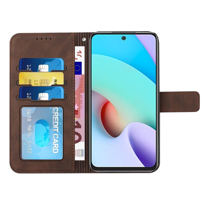 Matte Leather Wallet Case for Redmi Note 11 11S 11 Pro 10 9 8 7 Redmi 10 10C 10A 9T 9A 9C 9 8 Flip Cover for M4 Pro X4 Pro F4 M3 Premium PU Leather Wallet Case Stevvex