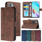 Matte Leather Wallet Case for Redmi Note 11 11S 11 Pro 10 9 8 7 Redmi 10 10C 10A 9T 9A 9C 9 8 Flip Cover for M4 Pro X4 Pro F4 M3 Premium PU Leather Wallet Case Stevvex