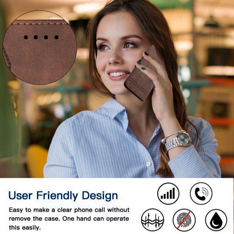 Matte Leather Wallet Case for Redmi Note 11 11S 11 Pro 10 9 8 7 Redmi 10 10C 10A 9T 9A 9C 9 8 Flip Cover for M4 Pro X4 Pro F4 M3 Premium PU Leather Wallet Case Stevvex
