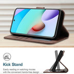 Matte Leather Wallet Case for Redmi Note 11 11S 11 Pro 10 9 8 7 Redmi 10 10C 10A 9T 9A 9C 9 8 Flip Cover for M4 Pro X4 Pro F4 M3 Premium PU Leather Wallet Case Stevvex