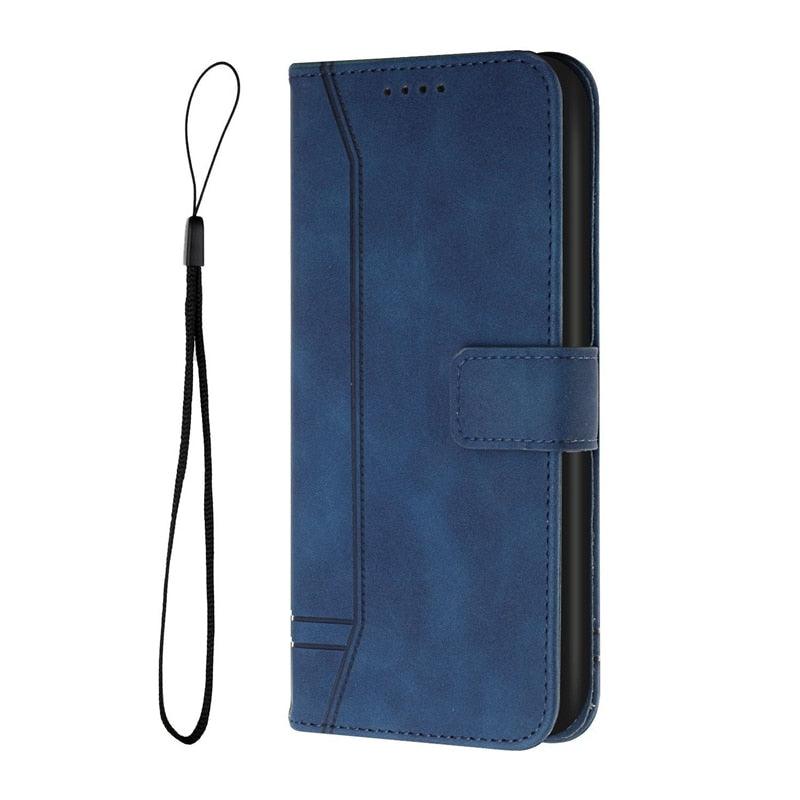 Matte Leather Wallet Case for Redmi Note 11 11S 11 Pro 10 9 8 7 Redmi 10 10C 10A 9T 9A 9C 9 8 Flip Cover for M4 Pro X4 Pro F4 M3 Premium PU Leather Wallet Case Stevvex
