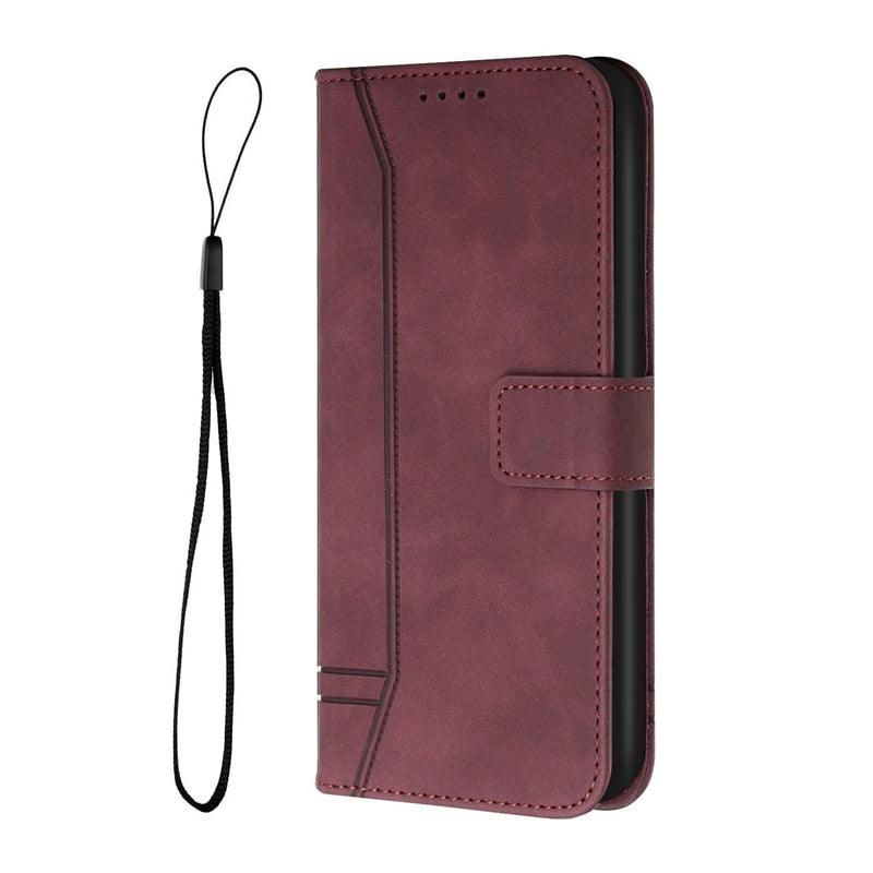 Matte Leather Wallet Case for Redmi Note 11 11S 11 Pro 10 9 8 7 Redmi 10 10C 10A 9T 9A 9C 9 8 Flip Cover for M4 Pro X4 Pro F4 M3 Premium PU Leather Wallet Case Stevvex