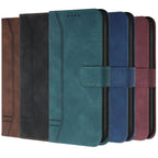 Matte Leather Wallet Case for Redmi Note 11 11S 11 Pro 10 9 8 7 Redmi 10 10C 10A 9T 9A 9C 9 8 Flip Cover for M4 Pro X4 Pro F4 M3 Premium PU Leather Wallet Case Stevvex