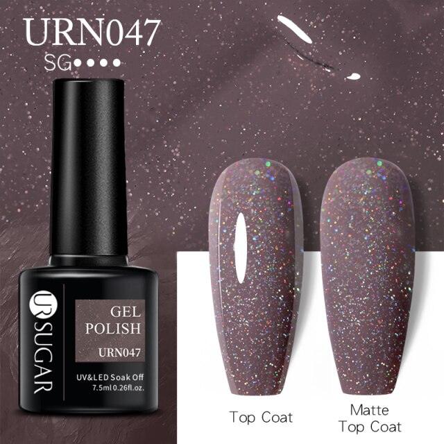 Matte Pink Blue Gel Nail Polish Semi Permanent LED Nail Art Design Elegant Warm Colors For Womens Stevvex