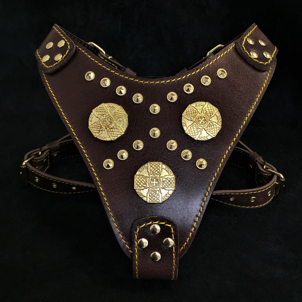 The "Maximus" brown harness - SJB-DIAMOND ELITES