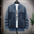 Thick Plush Stitched Sweater Jacket Pi-Mart