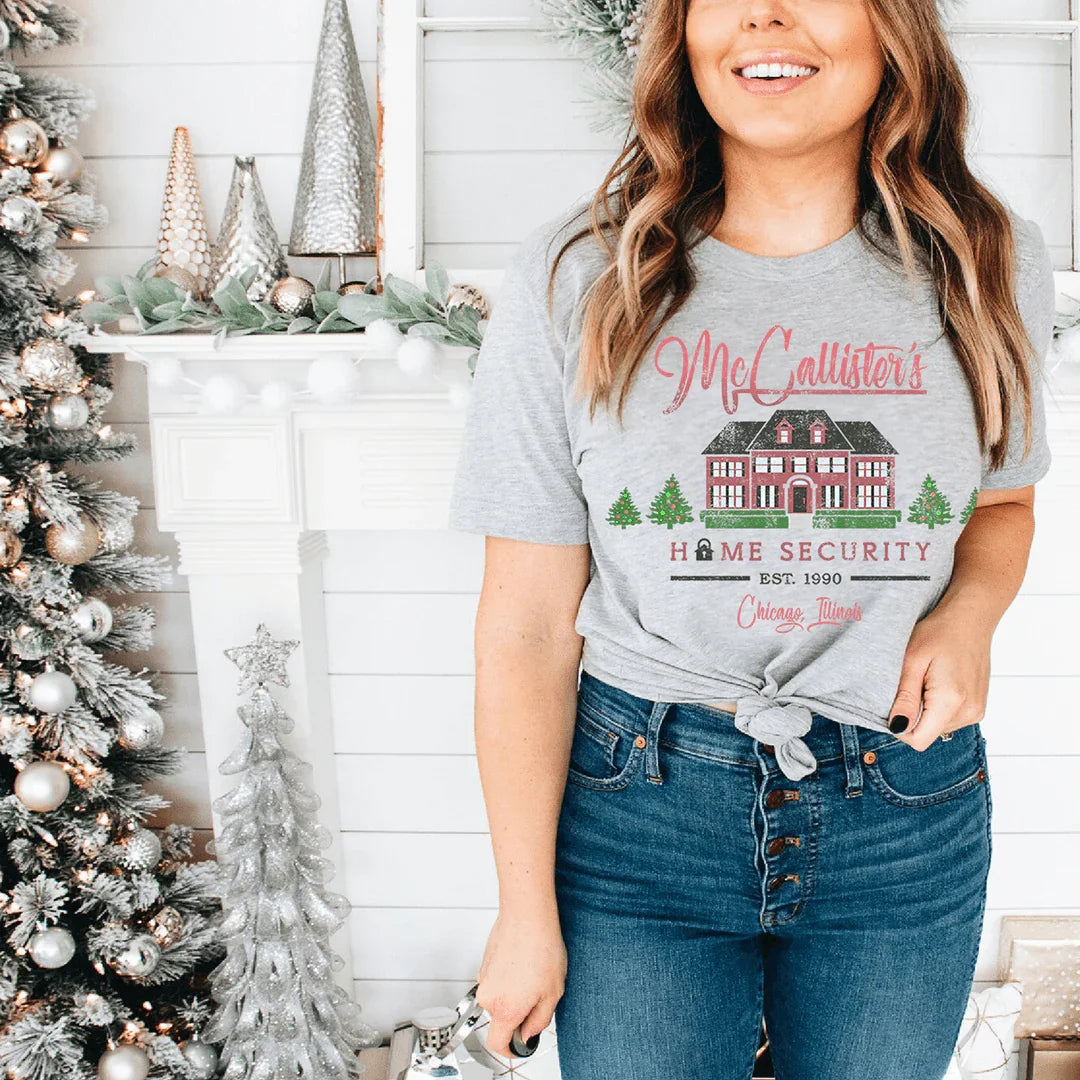 McCallister Home Security Tee Peachy Sunday