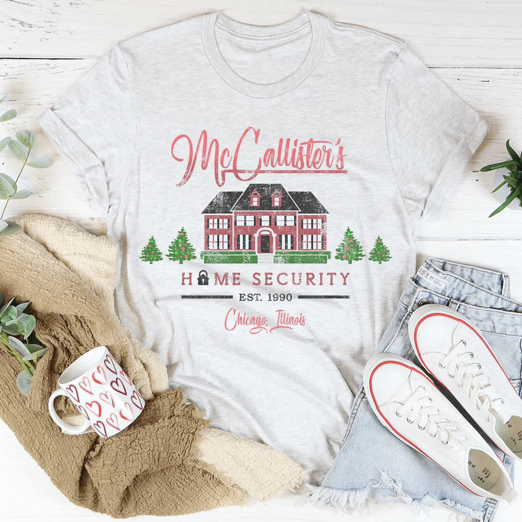 McCallister Home Security Tee Peachy Sunday