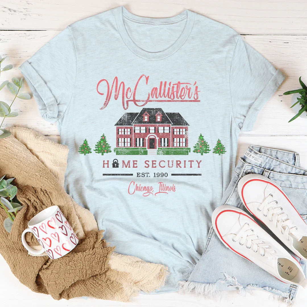 McCallister Home Security Tee Peachy Sunday