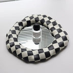 Black & White Checkerboard Vanity Mirror Pi-Mart