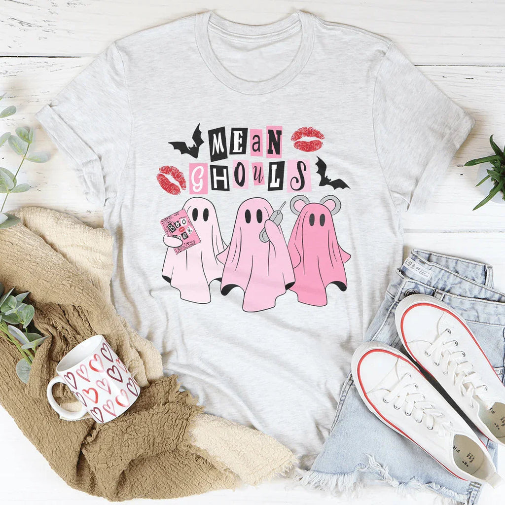 Mean Ghouls Tee Peachy Sunday