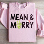 Mean & Merry Sweatshirt Peachy Sunday