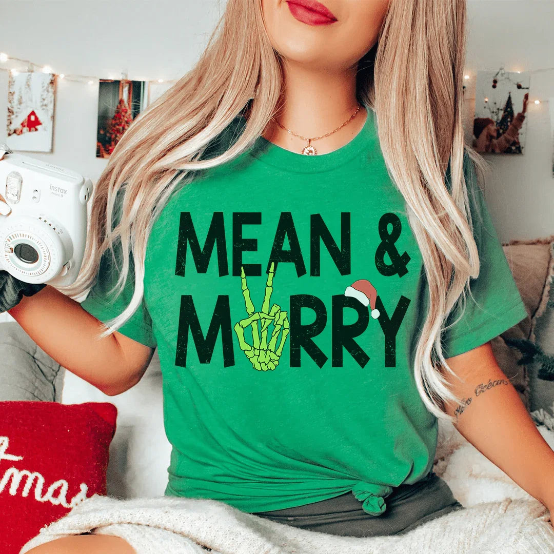 Mean & Merry Tee Peachy Sunday