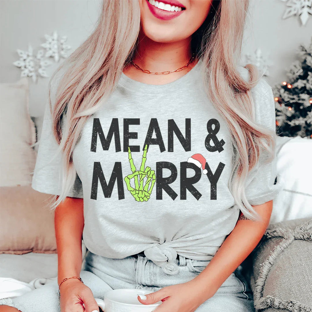 Mean & Merry Tee Peachy Sunday