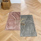 Meaningful Arabic Art German Velvet Couples Prayer Mat Set Interactive Pattern Prayer Mat (MR081)