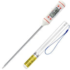 Meat Thermometer Digital Cooking Food Digital Candy Cooking Thermometer Kitchen Cooking Thermometer Instant Read for BBQ Grill Oil Milk Bath Water Deep Fry Kitchen BBQ Probe Water Milk Oil Liquid Oven Digital Temperature Sensor Meter Thermocouple Stevvex