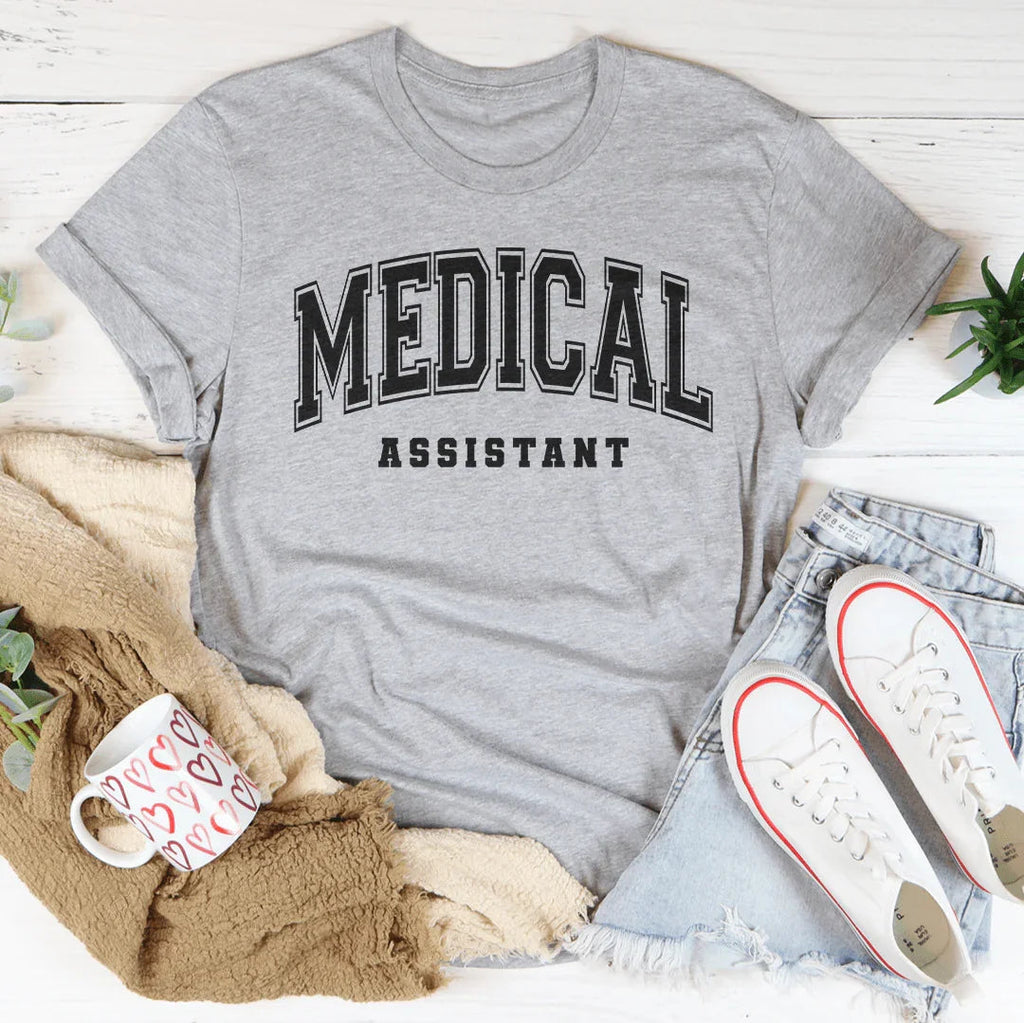 Medical Assistant Tee Peachy Sunday