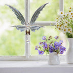 Memorial Butterfly Wind Chimes Angel Butterfly Wings Flying Bird Wind Chimes Art Wings Wind Chime Hummingbird Wind Chime Gift Of Love One Mom Dad Daughter Outdoor Large Chimes For Patio Garden Porch Yard Black Hanging Decoration Stevvex