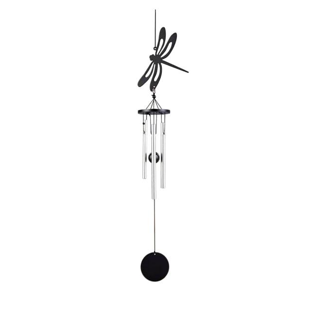 Memorial Butterfly Wind Chimes Angel Butterfly Wings Flying Bird Wind Chimes Art Wings Wind Chime Hummingbird Wind Chime Gift Of Love One Mom Dad Daughter Outdoor Large Chimes For Patio Garden Porch Yard Black Hanging Decoration Stevvex