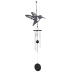 Memorial Butterfly Wind Chimes Angel Butterfly Wings Flying Bird Wind Chimes Art Wings Wind Chime Hummingbird Wind Chime Gift Of Love One Mom Dad Daughter Outdoor Large Chimes For Patio Garden Porch Yard Black Hanging Decoration Stevvex