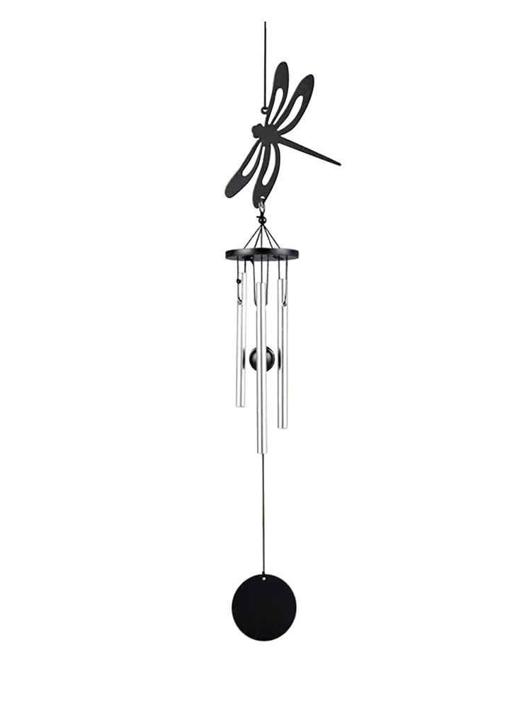 Memorial Butterfly Wind Chimes Angel Butterfly Wings Flying Bird Wind Chimes Art Wings Wind Chime Hummingbird Wind Chime Gift Of Love One Mom Dad Daughter Outdoor Large Chimes For Patio Garden Porch Yard Black Hanging Decoration Stevvex
