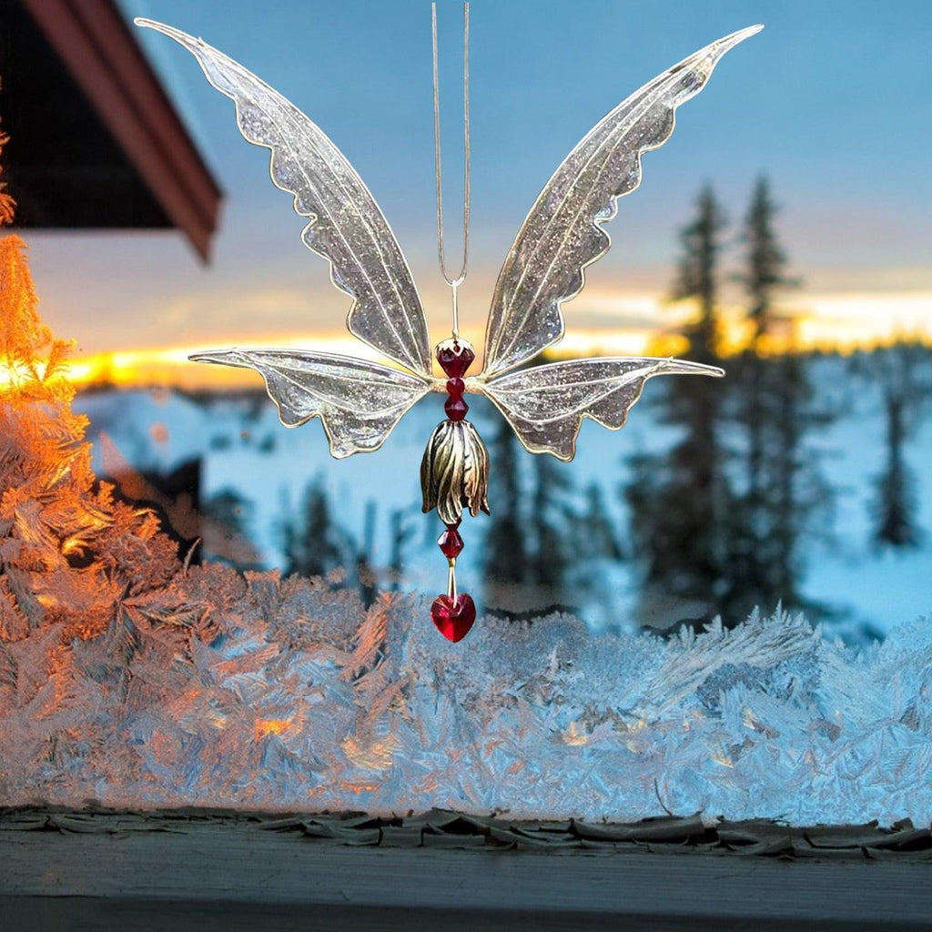 Memorial Butterfly Wind Chimes Angel  Wings Flying Bird Wind Chimes Garden Art Wings Wind Chime Patio Hummingbird Wind Chime Garden Hanging Decoration Outdoor Large Chimes For Patio  Porch Yard Black Stevvex