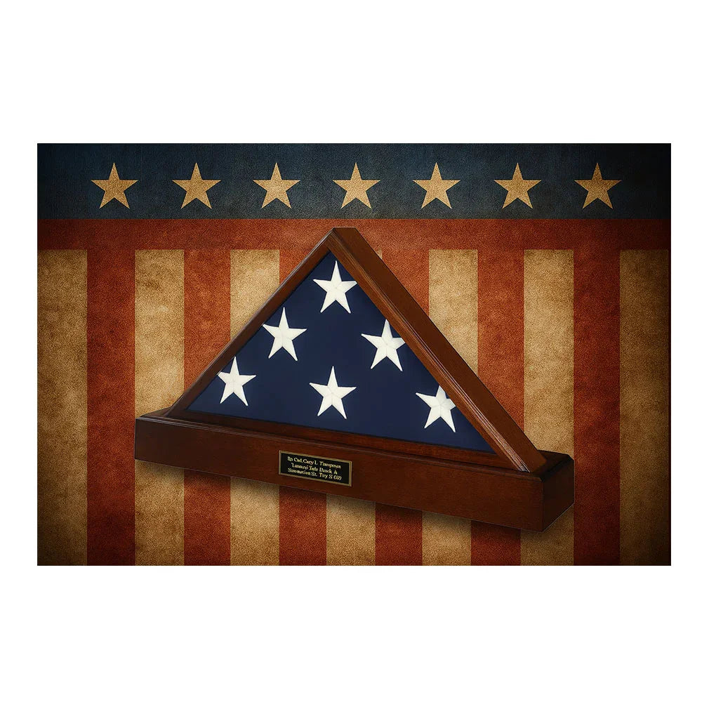 Memorial Flag Cases - Funeral Flag Case.. The Military Gift Store