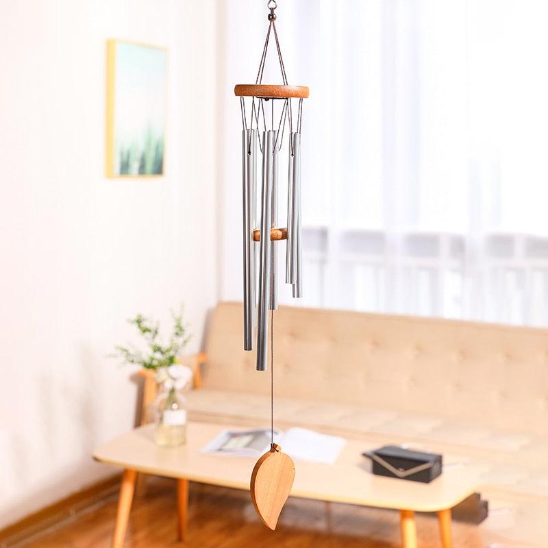Memorial Wind Chimes for Outside Deep Tone Antique Outdoor Sympathy Wind-Chime Resonant 6 Tubes Wind Chime Bells Wind Hanging Living  Elegant Chime Home Decor Gift Car Outdoor Yard Garden Metal Wind Music Stevvex
