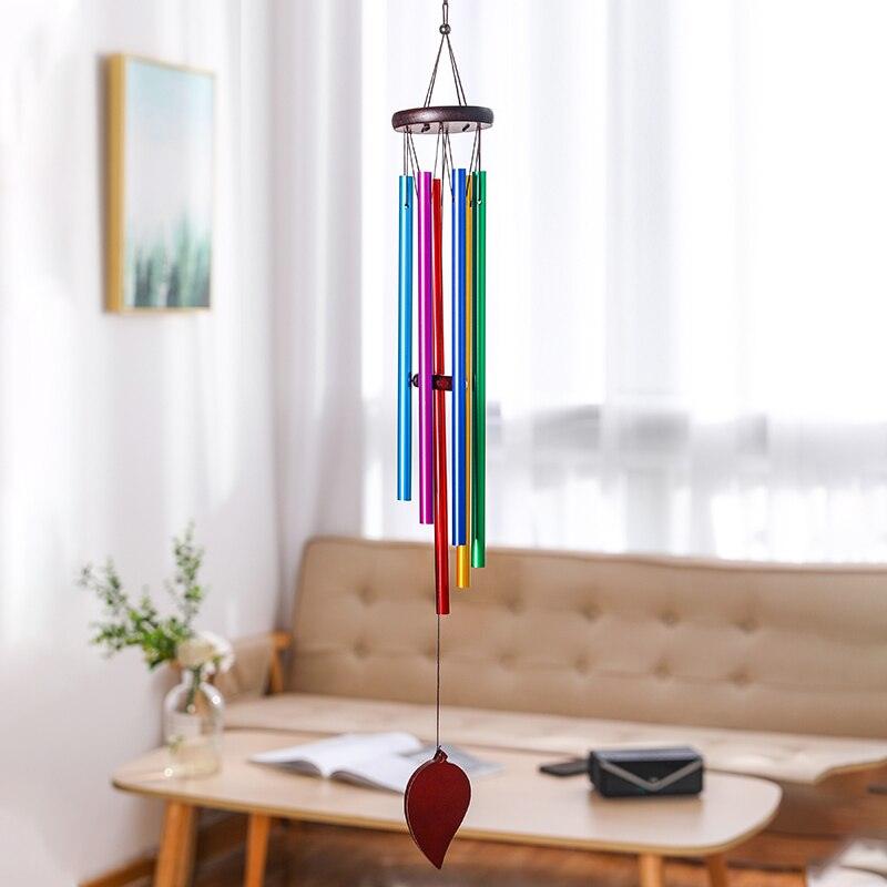 Memorial Wind Chimes for Outside Deep Tone Antique Outdoor Sympathy Wind-Chime Resonant 6 Tubes Wind Chime Bells Wind Hanging Living  Elegant Chime Home Decor Gift Car Outdoor Yard Garden Metal Wind Music Stevvex