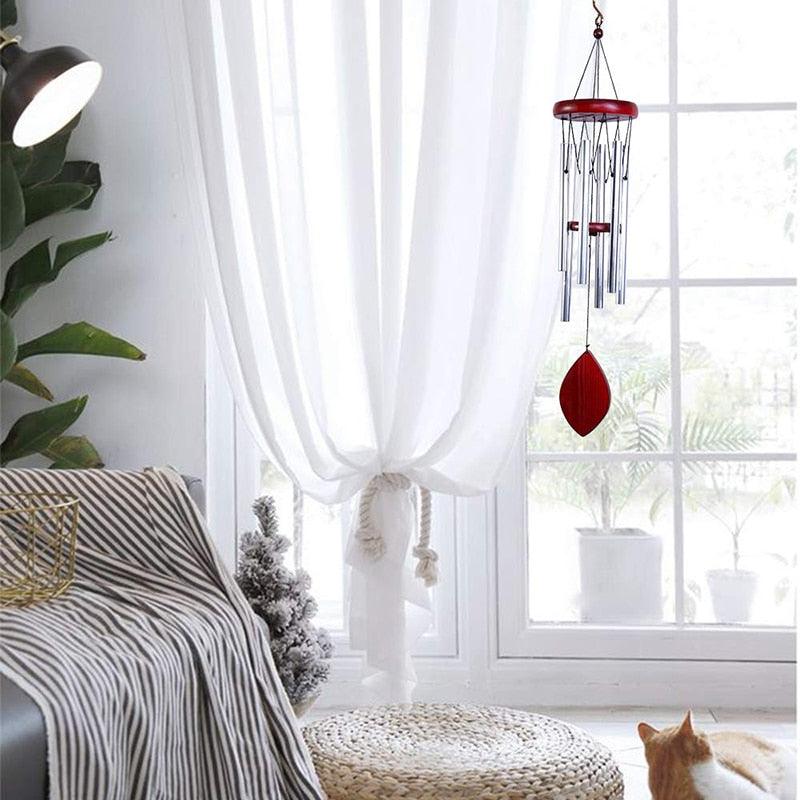 Memorial Wind Chimes for Outside Deep Tone Antique Outdoor Sympathy Wind-Chime Resonant 6 Tubes Wind Chime Bells Wind Hanging Living  Elegant Chime Home Decor Gift Car Outdoor Yard Garden Metal Wind Music Stevvex
