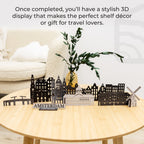 Wooden Travel Decor Memory City – Amsterdam