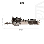 Wooden Travel Decor Memory City – Amsterdam