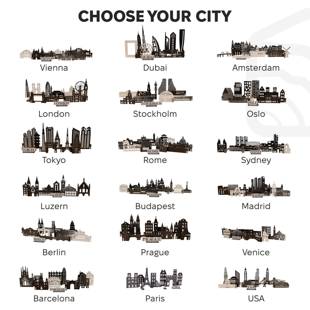 Wooden Travel Decor Memory City – Sydney