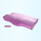Memory Foam Bed Orthopedic Pillow Neck Protection Slow Rebound Memory Pillow Butterfly Shaped Health Cervical Neck Cotton Pillow Bed Orthopedic Pillow For Cervical Pillow Slow Rebound Adult Neck Guard Pillow Sleep Pillow Orthopedic Contour Memory Foam Stevvex