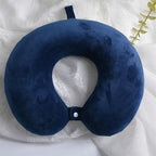 Memory Foam U-Shaped pillow Slow Rebound Neck Pillow Nap Airplane Pillow Travel Cartoon Memory U-Shaped Headrest Long Trip Sleep With No Neck Pain Super Soft Memory Foam Neck Pillow Easy Washing With Removable Cover By My Perfect Dream