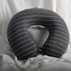 Memory Foam U-Shaped pillow Slow Rebound Neck Pillow Nap Airplane Pillow Travel Cartoon Memory U-Shaped Headrest Long Trip Sleep With No Neck Pain Super Soft Memory Foam Neck Pillow Easy Washing With Removable Cover By My Perfect Dream