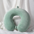 Memory Foam U-Shaped pillow Slow Rebound Neck Pillow Nap Airplane Pillow Travel Cartoon Memory U-Shaped Headrest Long Trip Sleep With No Neck Pain Super Soft Memory Foam Neck Pillow Easy Washing With Removable Cover By My Perfect Dream