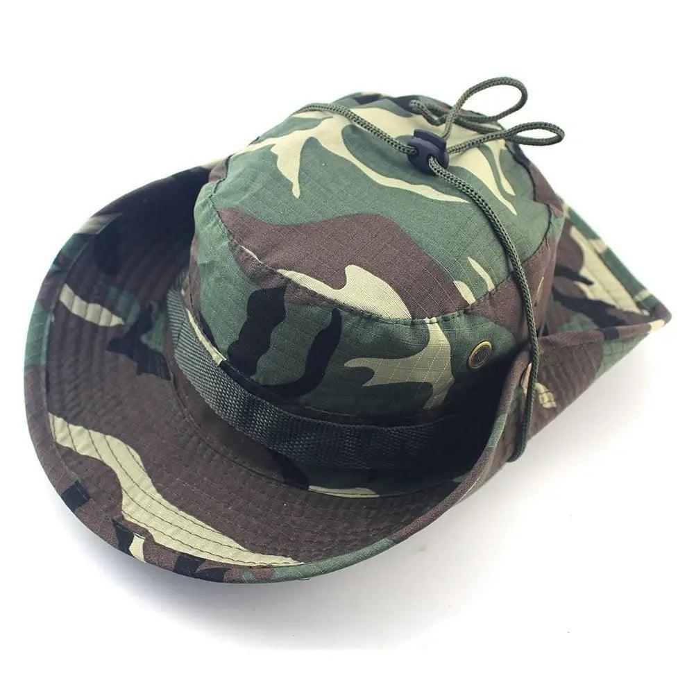 Men Adjustable Sun Hats Camouflage Tactical Cap Camo Men Outdoor Caps Sports Summer UV Protection One Size Fishing Hat Hiking Hunting Hats Stevvex