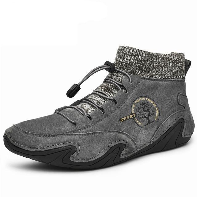 Men Beige Casual Shoes Outdoor Comfy Walking Sneakers Fashion All-Match Sneakers Breathable Cloth Casual Sports Flats Men Lightweight Outdoor Running Sneakers Stevvex