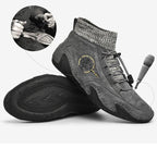 Men Beige Casual Shoes Outdoor Comfy Walking Sneakers Fashion All-Match Sneakers Breathable Cloth Casual Sports Flats Men Lightweight Outdoor Running Sneakers Stevvex