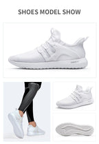 Men Blue Running Shoes Lightweight Breathable Mesh Soft Women Outdoor Sneakers Slip On Outdoor Jogging Walking Tennis Sport Shoes Fashion Sneakers For Workout