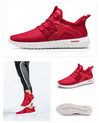 Men Blue Running Shoes Lightweight Breathable Mesh Soft Women Outdoor Sneakers Slip On Outdoor Jogging Walking Tennis Sport Shoes Fashion Sneakers For Workout