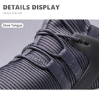 Men Blue Running Shoes Lightweight Breathable Mesh Soft Women Outdoor Sneakers Slip On Outdoor Jogging Walking Tennis Sport Shoes Fashion Sneakers For Workout