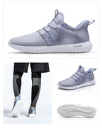Men Blue Running Shoes Lightweight Breathable Mesh Soft Women Outdoor Sneakers Slip On Outdoor Jogging Walking Tennis Sport Shoes Fashion Sneakers For Workout