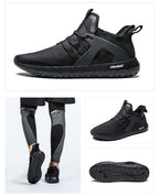 Men Blue Running Shoes Lightweight Breathable Mesh Soft Women Outdoor Sneakers Slip On Outdoor Jogging Walking Tennis Sport Shoes Fashion Sneakers For Workout